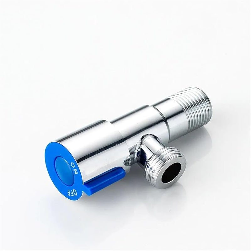 Black Red Stainless Steel Angle Valve Hot Cold Water Heater Faucet G1 2 Threaded Bathroom Accessory - Image 4