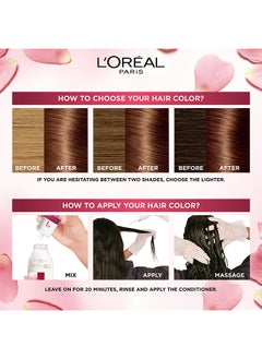 L'OREAL PARIS Excellence Crème Permanent Hair Color 6.7, Chocolate Brown  - Image 4