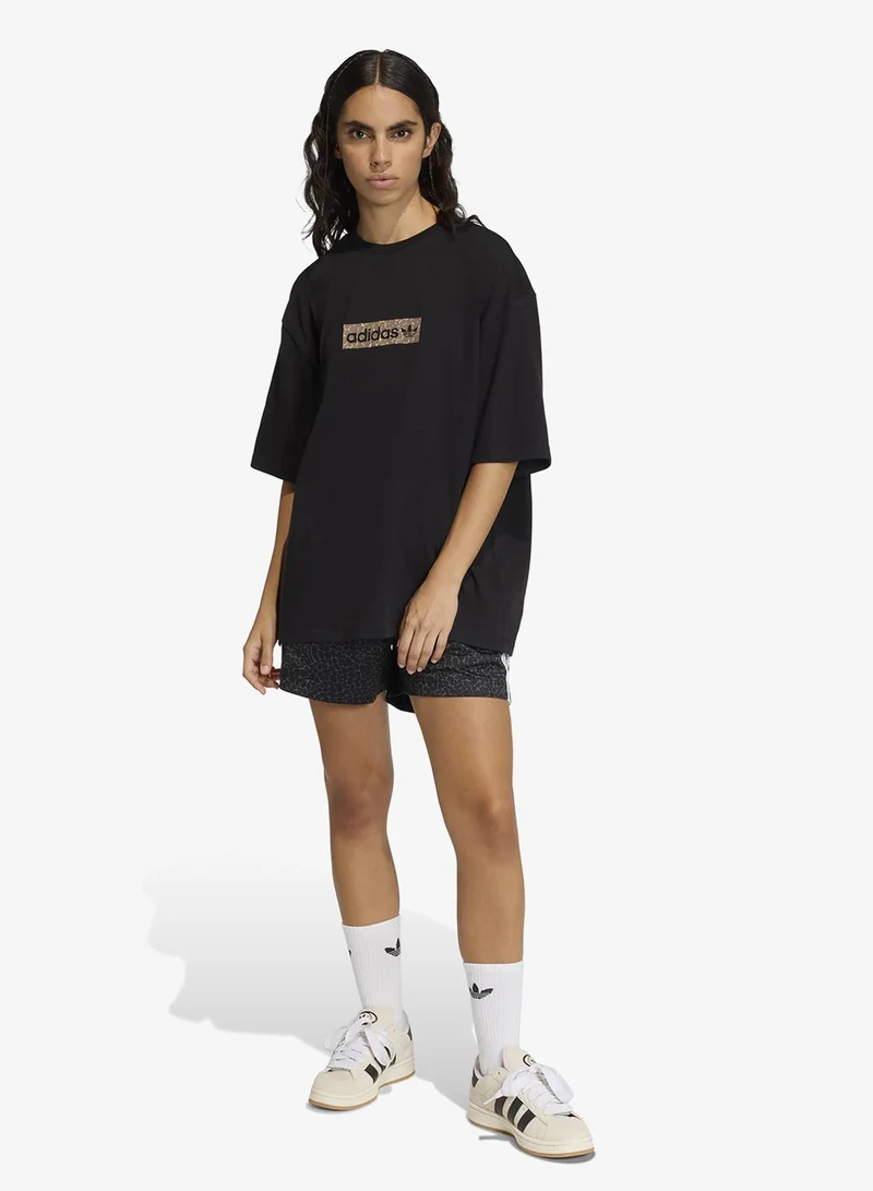 Adidas Originals BLACK Aop T-Shirt for Women | Best Price UAE