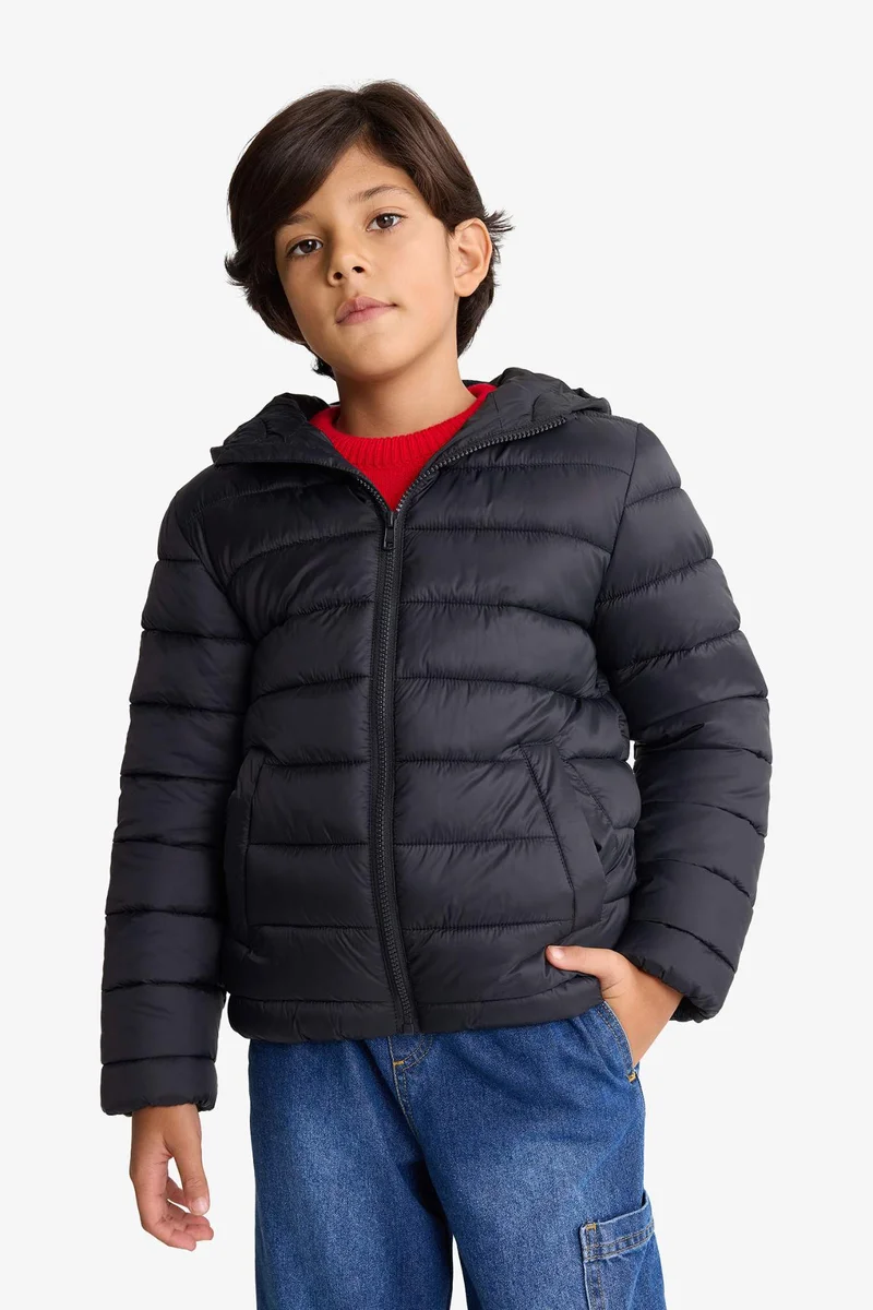 ديفاكتو Boy Waterproof Hooded Jacket