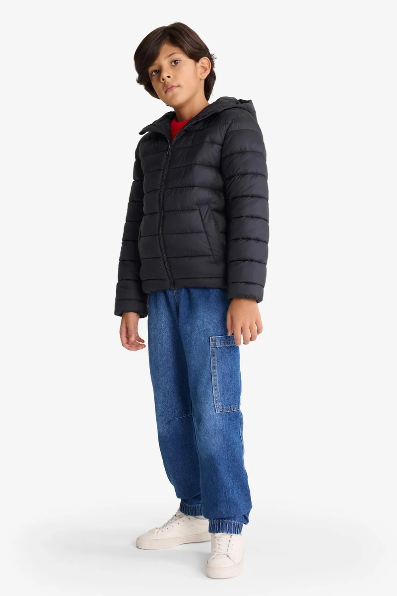 ديفاكتو Boy Waterproof Hooded Jacket