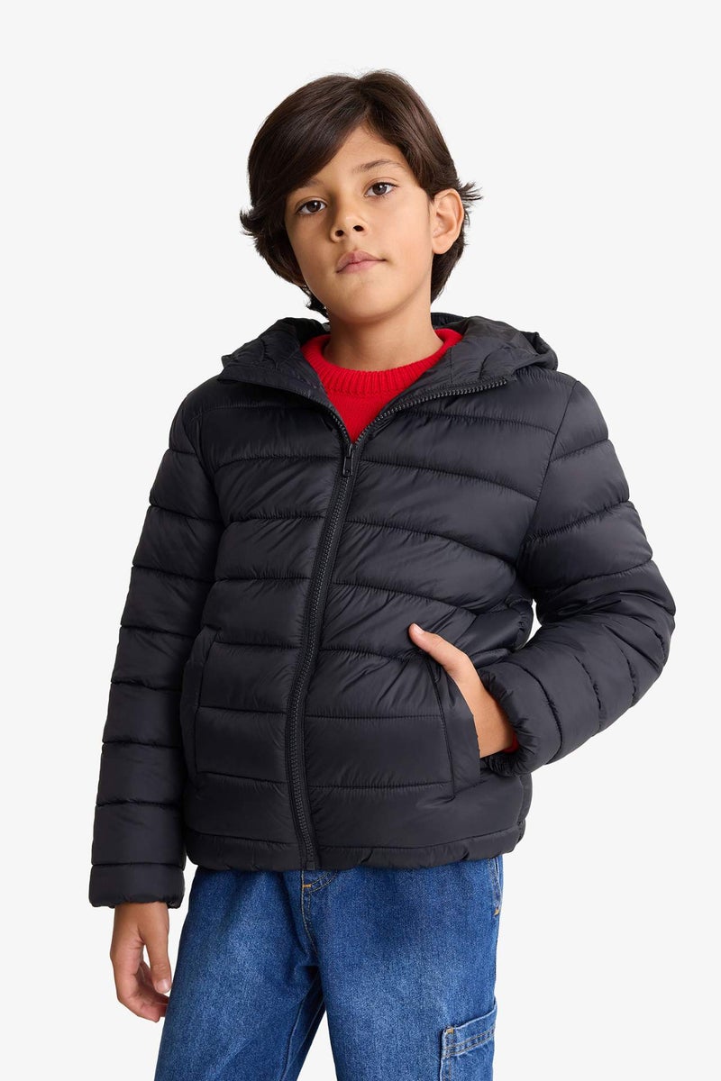 DeFacto Boy Waterproof Hooded Jacket - Image 3