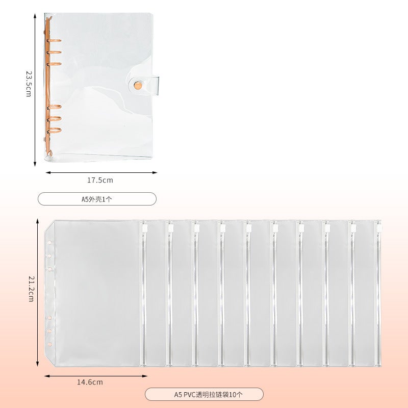 Manufacturers Household Documents Household Registration Book Vaccine Book Baby Birth Certificate Portable Passport Loose-Leaf Book Storage Folder - Image 1
