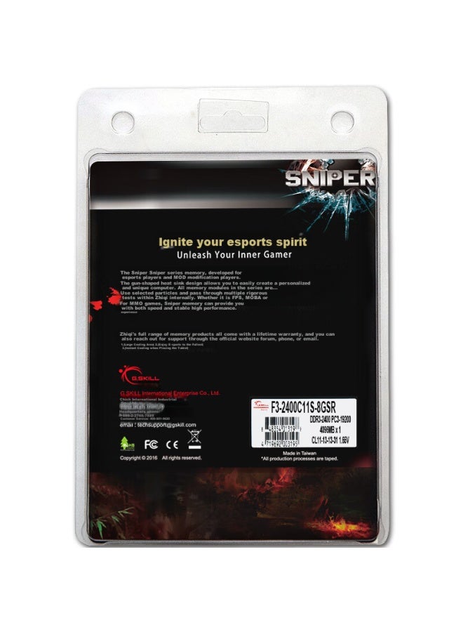 G.Skill G.Skill Sniper Ddr3 2400Mhz 8Gb (8G×1) Desktop Memory - Image 4