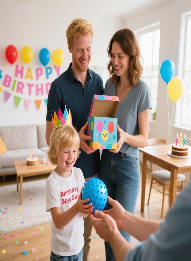 LoveInUSA كرة الحب في أمريكا، 12 حبة كرات تدليك حسية مع مضخة هواء، لتخفيف التوتر، ألعاب حسية للبالغين وهدايا حفلات للأطفال - Image 3