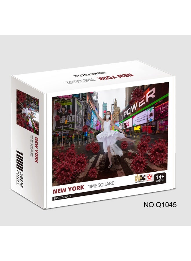 1000-Piece Landscape Puzzle - Colorful Oil Painting Edition - Image 1