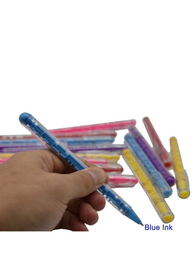 Maydahui 15PCS Maze Puzzle Shape Ballpoint Pen Novelty Creative Pens Blue Ink for Adults Student - Image 5
