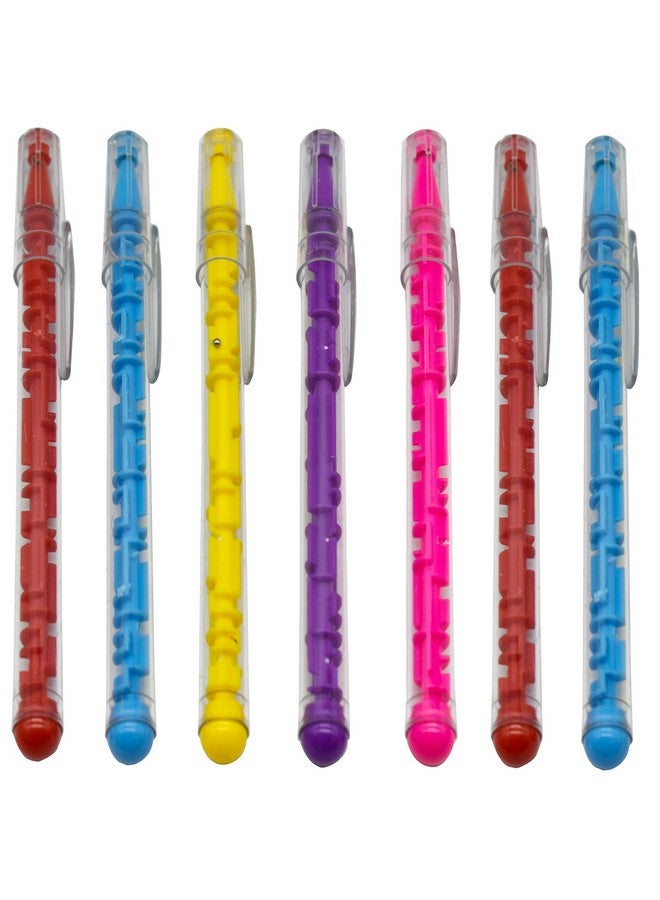 Maydahui 15PCS Maze Puzzle Shape Ballpoint Pen Novelty Creative Pens Blue Ink for Adults Student - Image 1