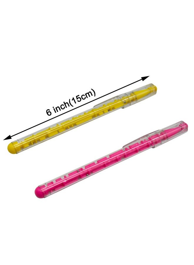 Maydahui 15PCS Maze Puzzle Shape Ballpoint Pen Novelty Creative Pens Blue Ink for Adults Student - Image 2