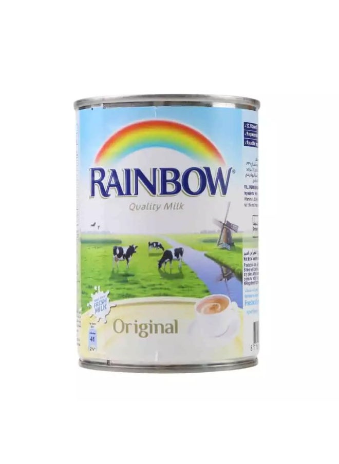 Rainbow Rainbow Quality Milk, Fresh Milk With Full Cream & Original - 385ml  - Image 1