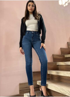 Skinny - High-Waist Classic Blue Jeans - pzsku/ZBBAAF31B0A8469937AA3Z/45/_/1740838507/70241740-5682-438a-b85b-088f39c88b9e