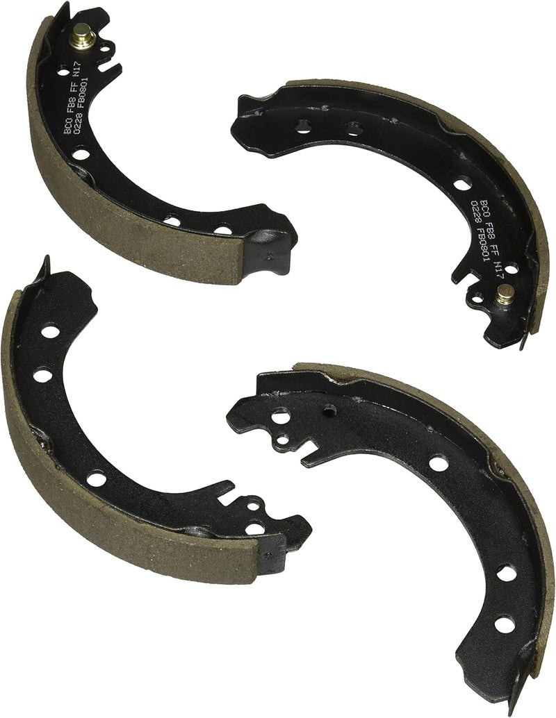 Bosch BS801 Blue Drum Brake Shoe Set for 2003-08 Toyota Corolla - REAR