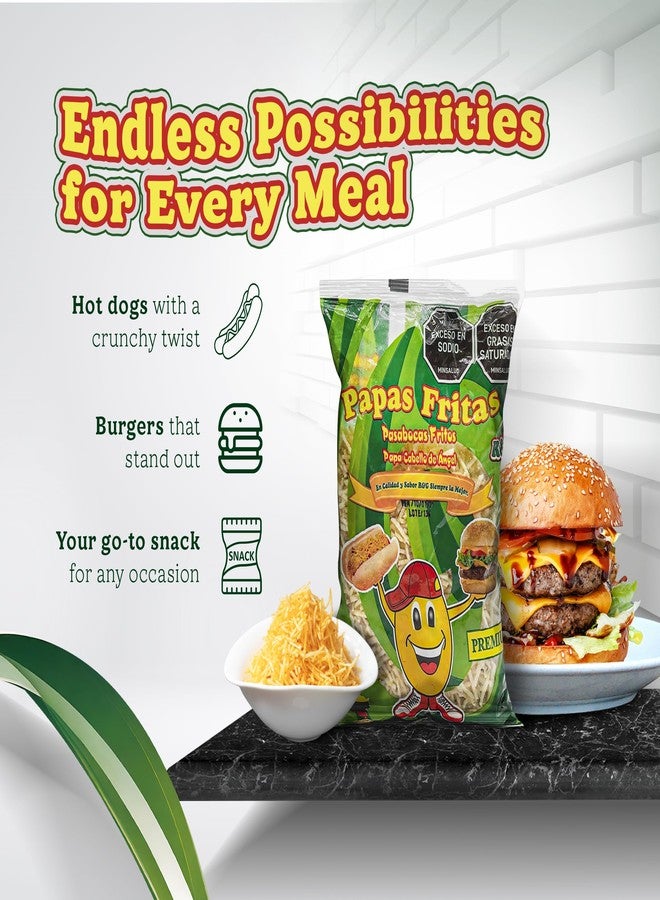 R&G رقائق البطاطس ر&ج أنجل هير - وجبة خفيفة مقرمشة بنكهة مميزة - كيس بحجم 200 جرام للحفلات - وجبات وأطعمة جاهزة. أعواد بطاطا رفيعة، وجبة خفيفة مقرمشة وساخنة - أعواد بطاطا - بطاطا مشوية - بطاطا شونغو - شعر ملائكي - للهوت دوج. - Image 3