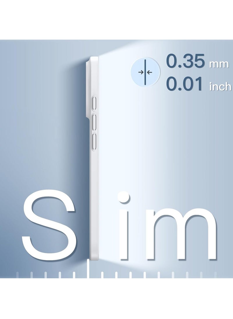 JAJEEK Ultra-Slim Case (0.35mm Thin) for iPhone 16 Pro 6.3 Inch – Full Camera Lens Protection, Lightweight Matte Finish Polypropylene (Titanium White), Sleek & Durable Design - Image 3