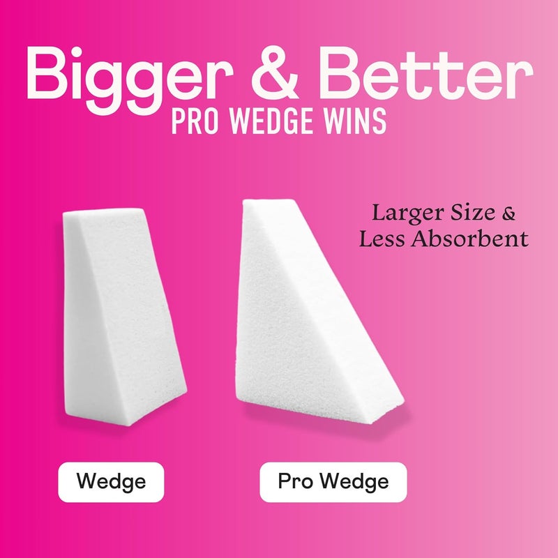 Swisspers Premium Pro Jumbo Cosmetic Wedges, Latex-Free Makeup Applicators, 16 Count - Image 4