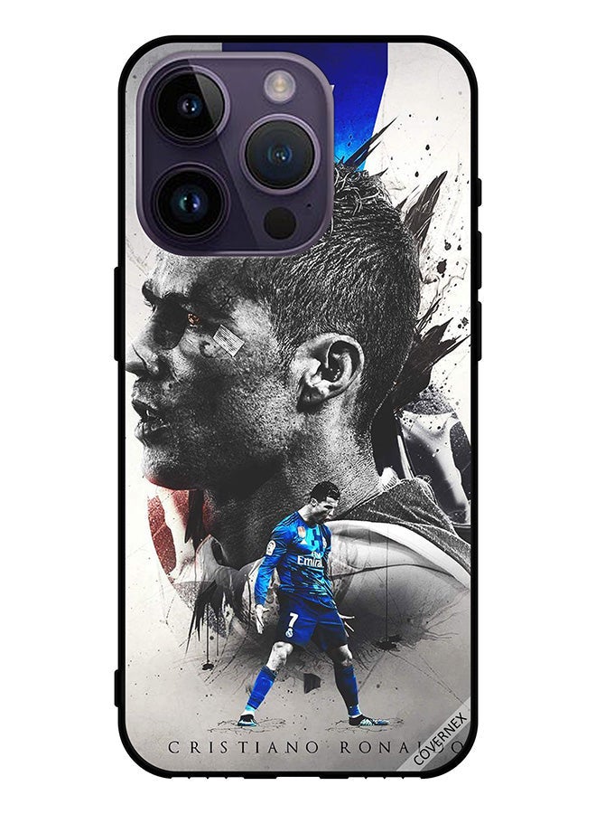 Covernex Protective Case Cover For Apple iPhone 14 Pro Cristiano Ronaldo Wallpaper - Image 1