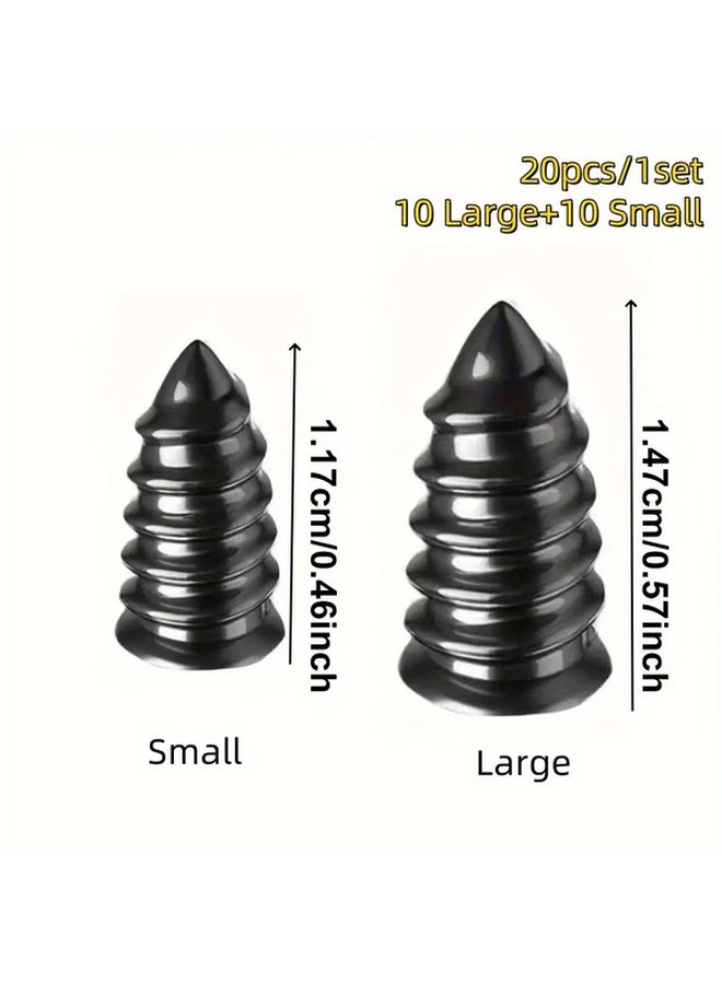 20 Pcs Spiral Tire Repair Kit 10 Large 10 Small For Car Motorcycle Bicycle - Image 5
