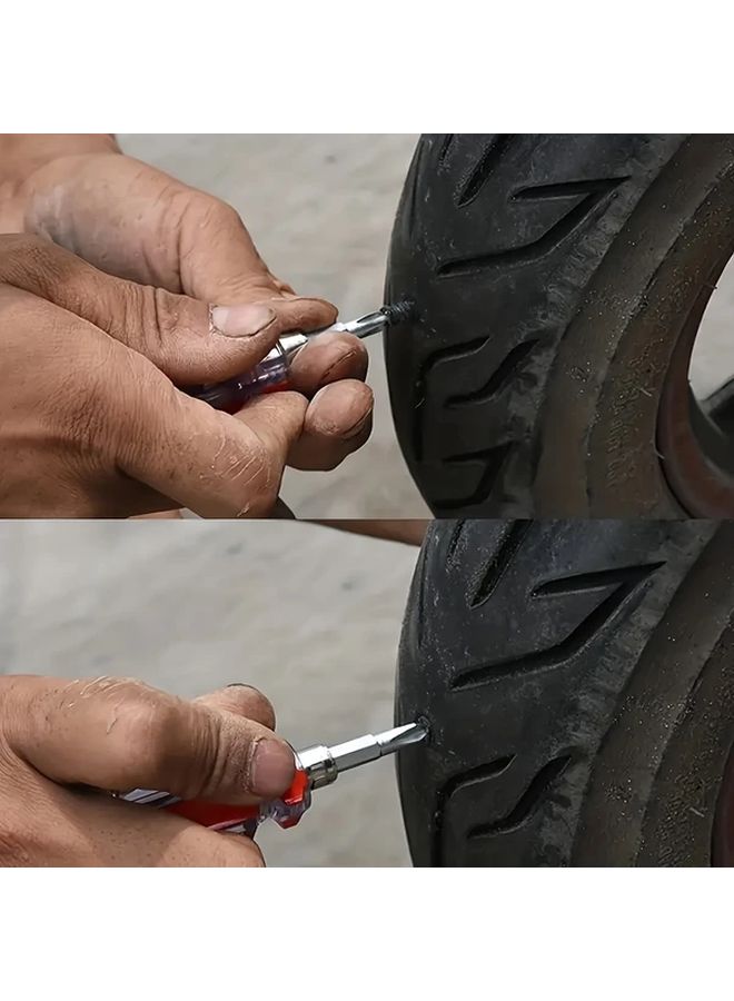 20 Pcs Spiral Tire Repair Kit 10 Large 10 Small For Car Motorcycle Bicycle - Image 2