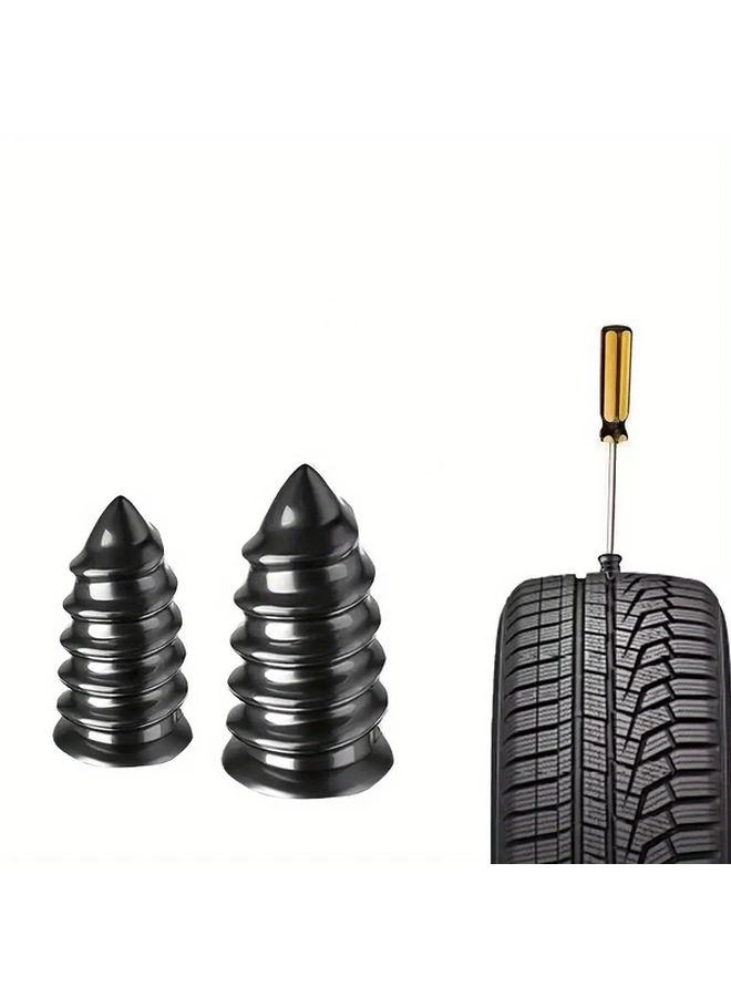 20 Pcs Spiral Tire Repair Kit 10 Large 10 Small For Car Motorcycle Bicycle - Image 3