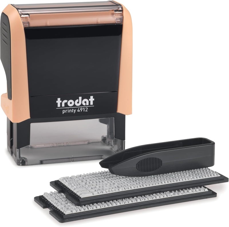 Trodat 4912/SS Printy 4.0 Typomatic, pastel creme, pad black - Image 1