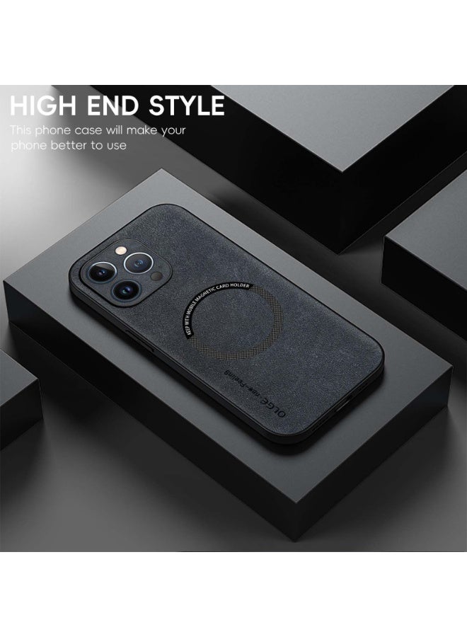 Shockproof protective shell is suitable for iPhone 13 Pro Max, with built-in magnetic suction ring,Black  - Image 1