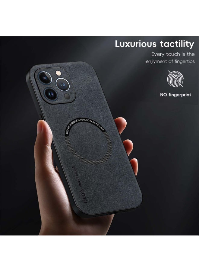 Shockproof protective shell is suitable for iPhone 13 Pro Max, with built-in magnetic suction ring,Black  - Image 2