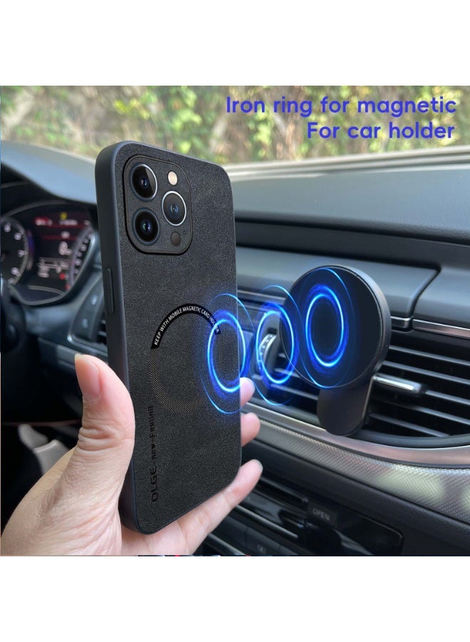 Shockproof protective shell is suitable for iPhone 13 Pro Max, with built-in magnetic suction ring,Black  - Image 3