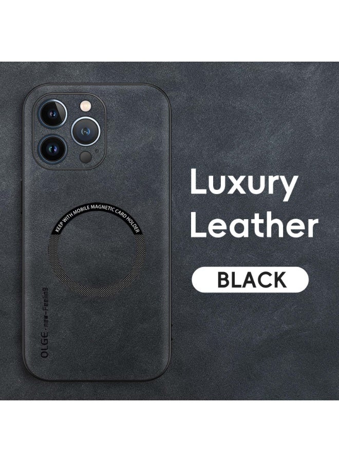 Shockproof protective shell is suitable for iPhone 13 Pro Max, with built-in magnetic suction ring,Black  - Image 5