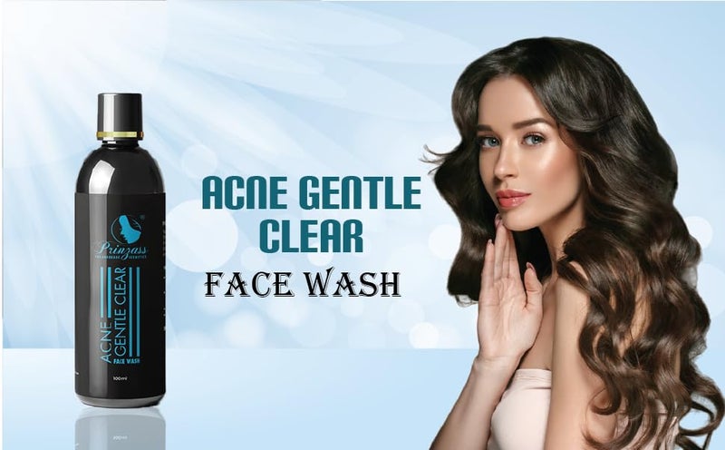 Prinzass The Handmade Cosmetics Prinzass Acne Gentle Clear Face Wash Anti Acne Face Wash For Pimples All Skin Types Bright Clear Skin Paraben Sulphates Free 100 ml  - Image 2