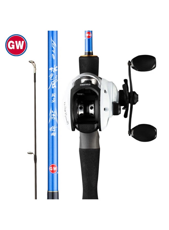 Gw Fishing Rod, Ml Action, Shuise Liangchen Color, 1.8 Meters, Pistol Grip, Right-handed, Baitcasting Reel Rod Set, Versatile Fishing Pole - Image 1
