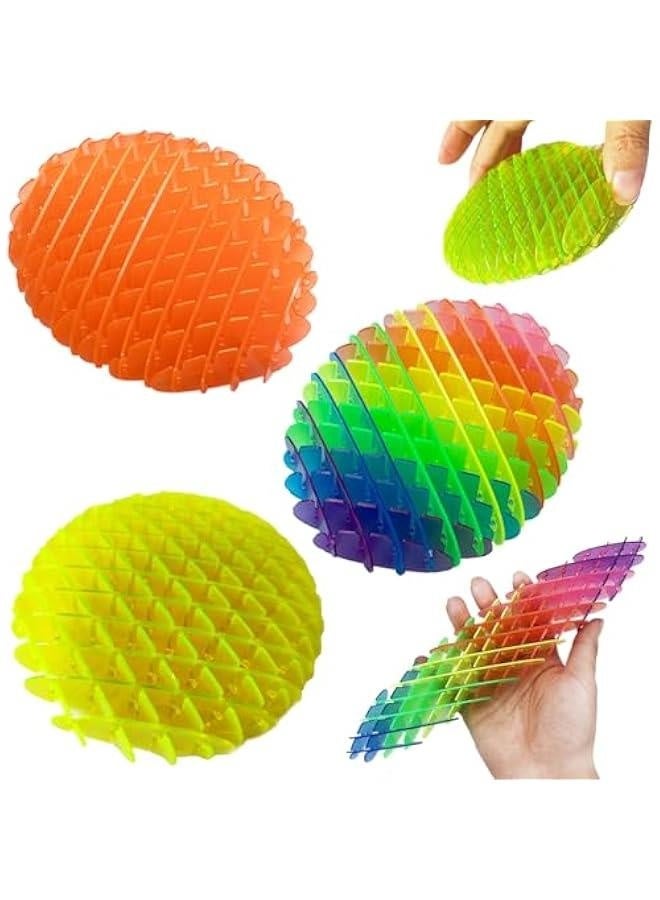 Mini Fidget Toys 3 PCS-Fidget Worm Toy,Stress Relief Fidget Toys for KidsAdults,Elastic Mesh Toys,Sensory Slug Fidget Toy,Resistance Fidget Toys,Anxiety Relief Toys (3 Colors Packing) Small Size - Image 1
