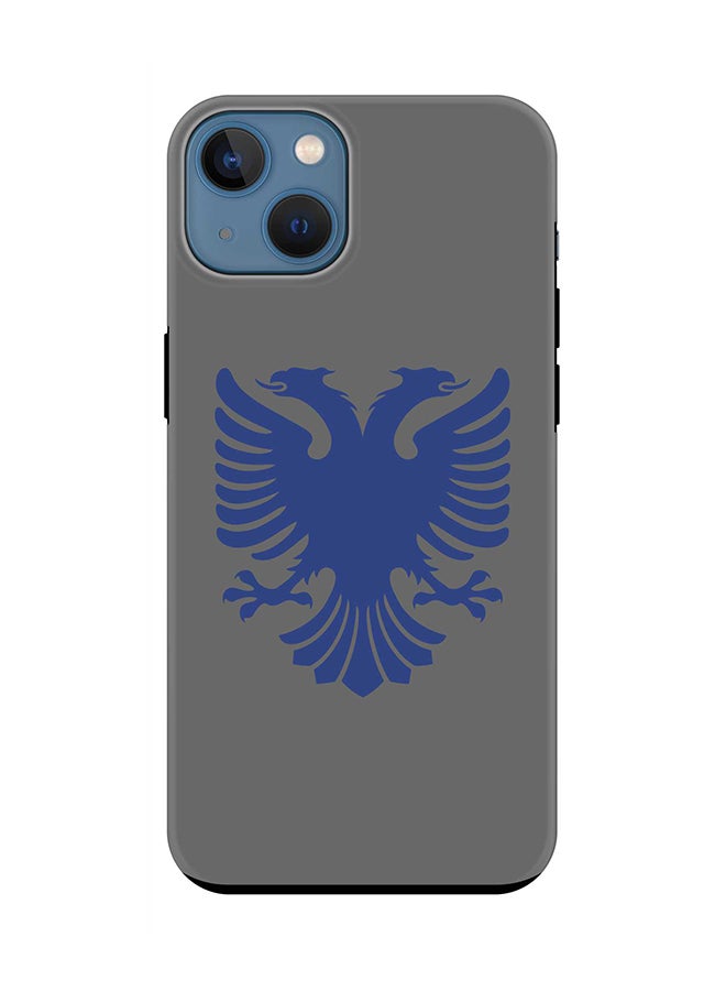 Stylizedd Tough Pro Series Case for Apple iPhone 14 Plus Case Dual Layer hybrid PC & TPU Customized Mobile Cover Shield with inner TPU protection Matte Finish - Albanian Eagle