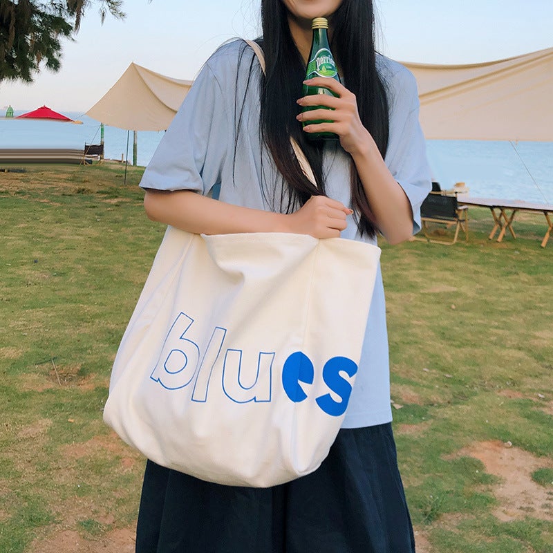 Fashion Letter Print Large Capacity Tote Bag - Image 3