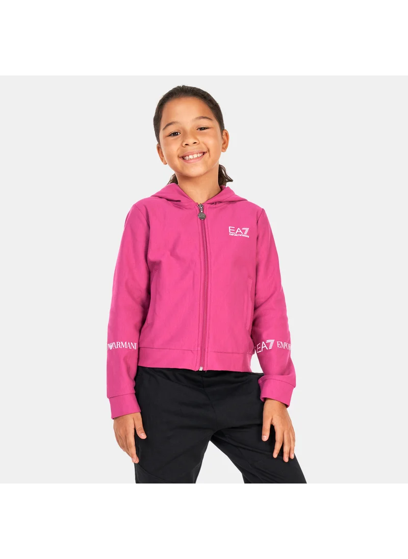 EA7 Emporio Armani Kids' Train Logo Series Hoodie