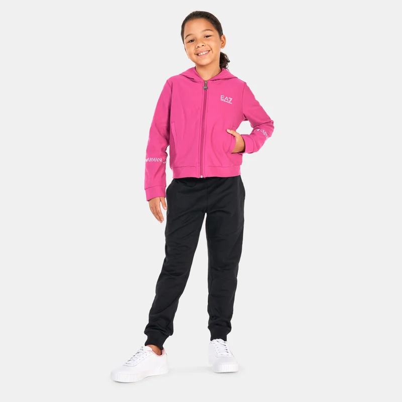 EA7 Emporio Armani Kids' Train Logo Series Hoodie