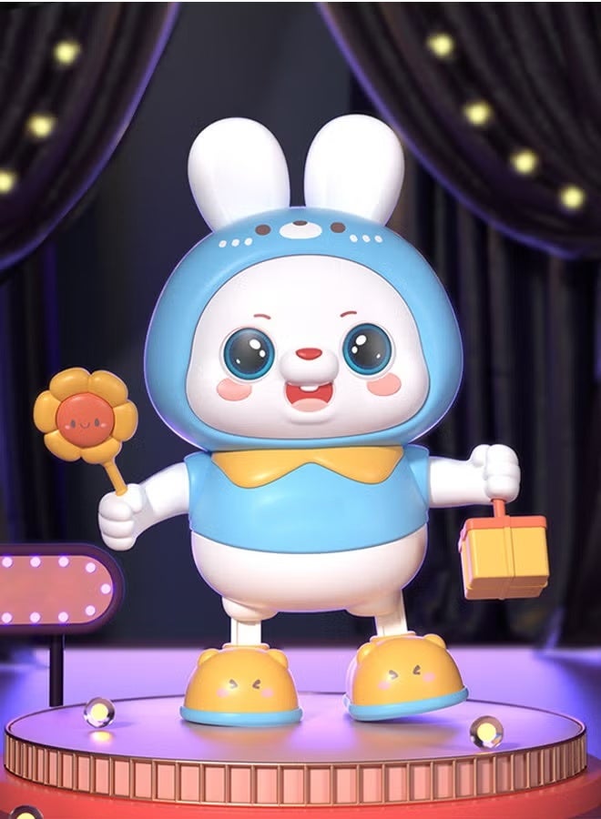 هالامودو لعبة الأرنب الرقص للأطفال - الغناء والرقص الأرنب مع أضواء لامعة، 10+ الحضانة الأقاطيع والحركات التفاعلية - لعبة تعليمية ما قبل المدرسة للأطفال الصغار عمرهم 18 شهور +، هدية عيد ميلاد مثالية، وقت اللعب للأطفال الصغار والترفيه الحفلي - بلاستيك دائم - Image 3