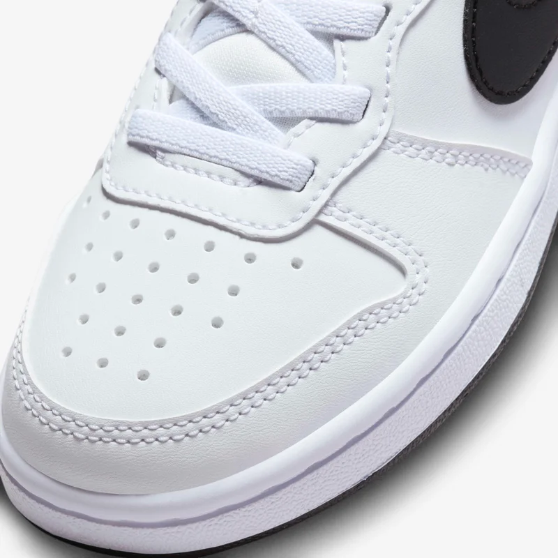 Nike White Kids' Court Borough Low Recraft Shoes (Younger Kids)  | Best Price UAE