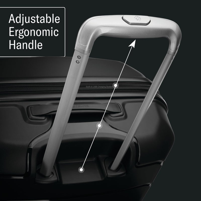 Samsonite Freeform Hardside Carry-On Luggage with Spinner Wheels - Hardshell Suitcase - TSA, Airline-Approved - Expandable Hard Shell, Smooth Rolling Wheels for Lightweight Travel - Light Grey - Image 5