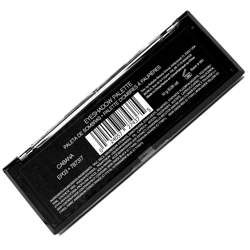 Palladio Eyeland Vibes Eyeshadow Palette, Cabana - Image 4