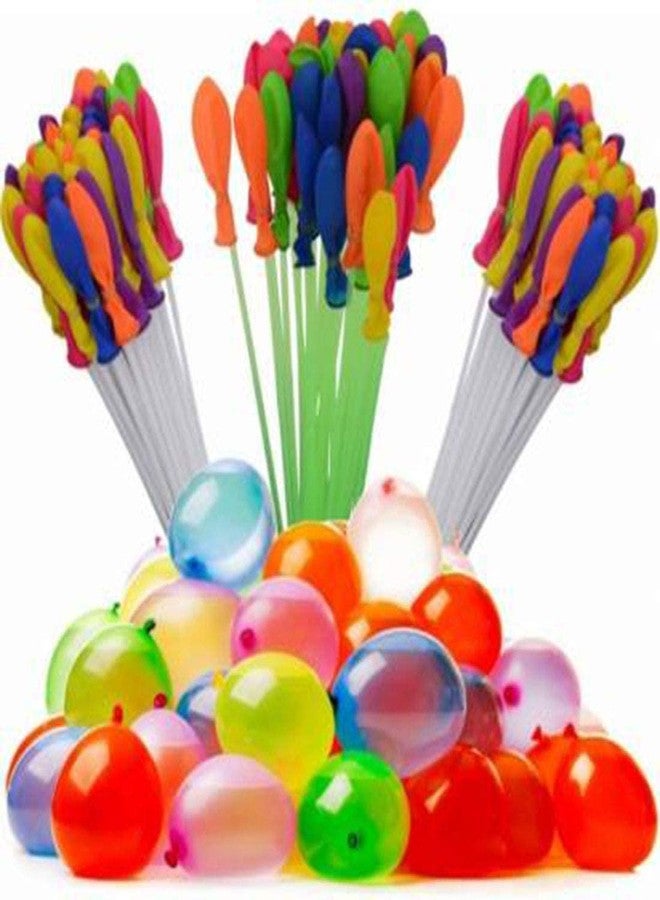 KUNYA® Holi Magic Bunch Water Balloon Kit - Fill & Tie in 60 Second Magic Bunch of Water Balloons For Kids Hassle Nontoxic Balloons for Party Pack of 3 (111 Balloons) - Image 1