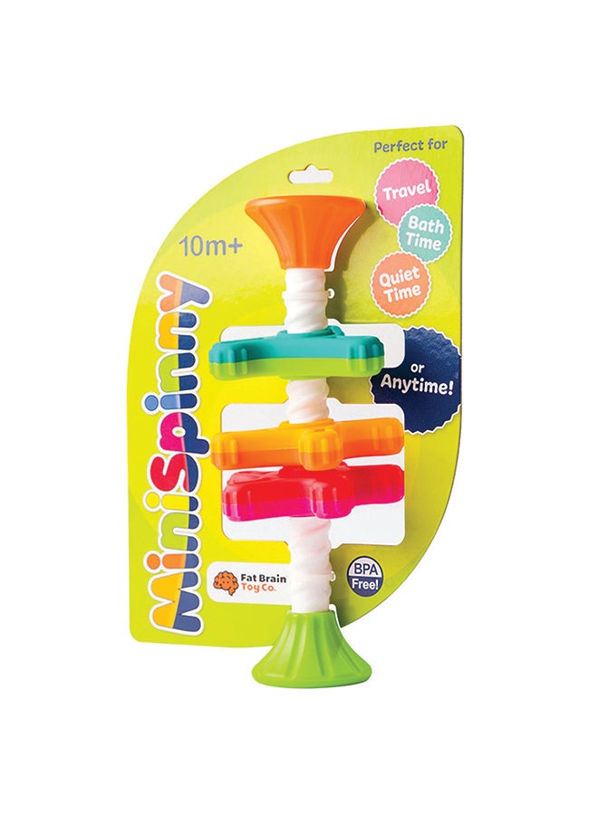 Fat Brain Toys Fat Brain Toys MiniSpinny – Spinning Sensory Baby Toy for Travel, Early Learning & Fine Motor Skills – Tactile Textured Toy for Toddlers Ages 10 Months and Up - Image 4