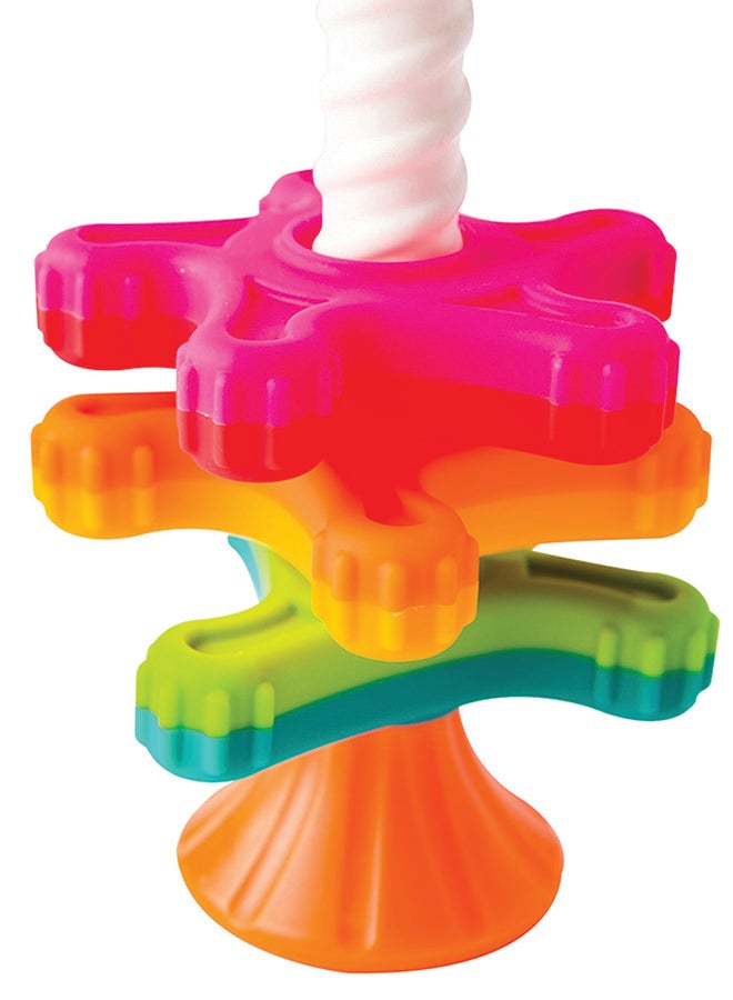Fat Brain Toys Fat Brain Toys MiniSpinny – Spinning Sensory Baby Toy for Travel, Early Learning & Fine Motor Skills – Tactile Textured Toy for Toddlers Ages 10 Months and Up - Image 3