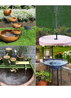 SYOSI Solar Water Fountain Pump Outdoor, Upgraded Solar Fountain Pond Pump Kit With Stake, Solar Powered Fountain Water Pump For Bird Bath, Garden, Backyard, Pool, Fish Tank, 2.5W Solar Powered Water Pump  - Image 3