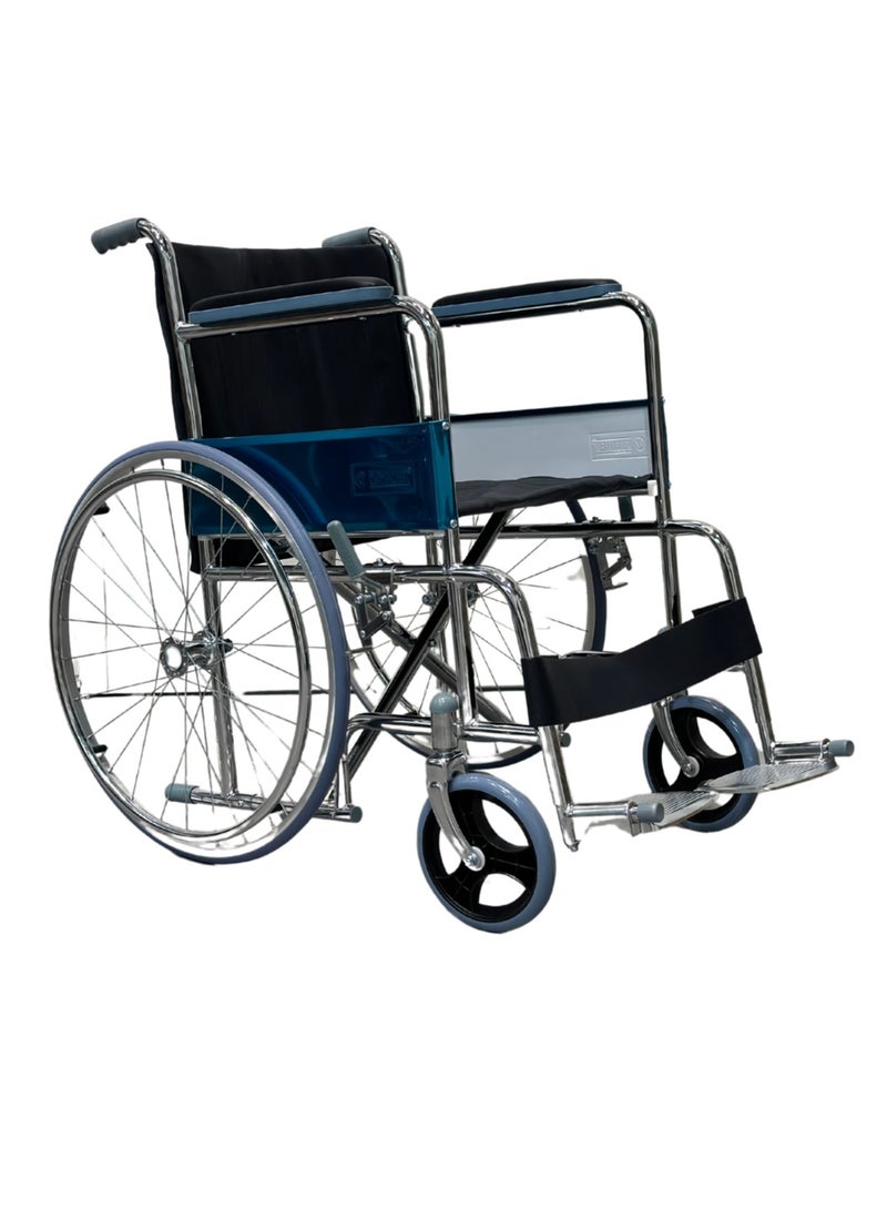 NOVAMED Steel Weelchair Normal (809) - Image 1