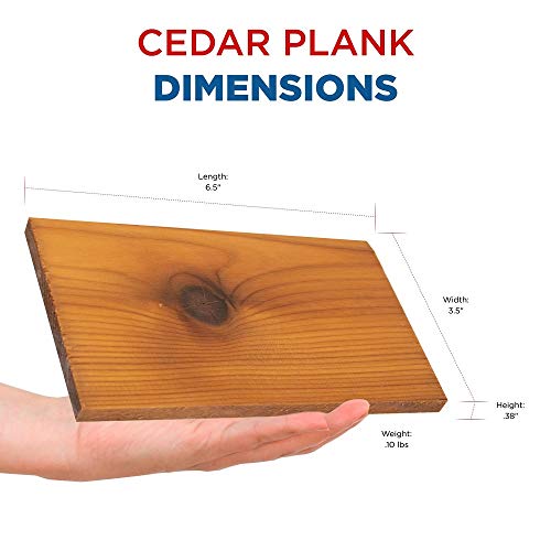 Jaccard Ready 2 Grill Pre-Soaked Cedar Planks, Premium Wood Planks For Serving, Ideal Grilling Accessories for Gas, Ceramic, and Charcoal Grills, Small, 2 Planks - Image 2