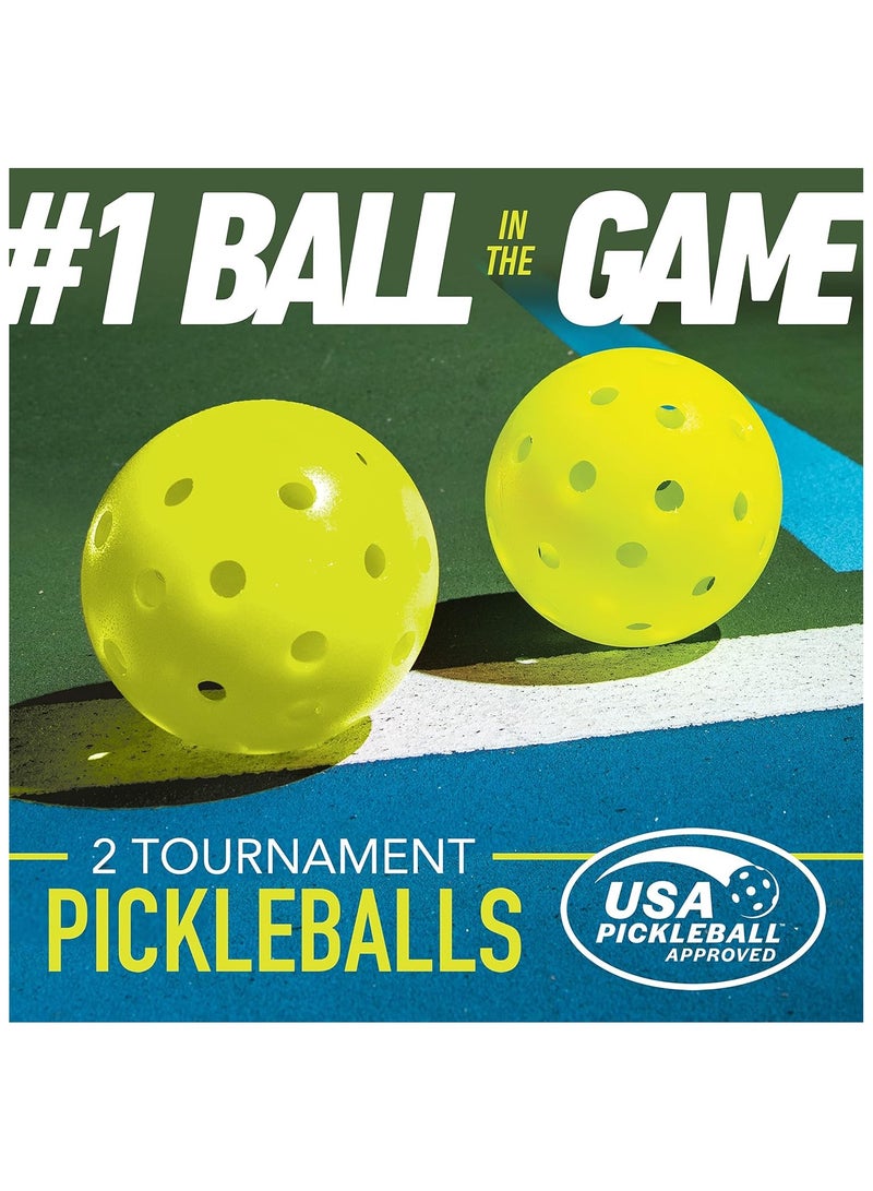 Franklin Pickleball Paddle & Ball Set – 2 Player Activator Set,USAPA Approved, Wood Rackets + Balls - Image 3