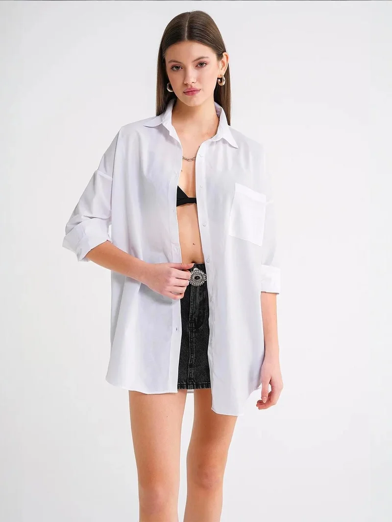 ميكسراي قميص بأزرار وأكمام طويلة من ميكسراي