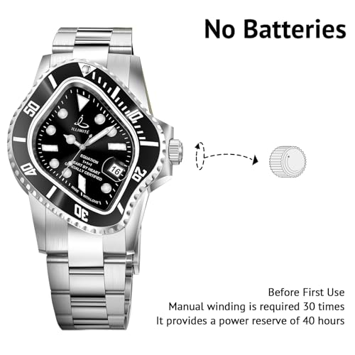 ILLIMITE Melting Automatic Watches for Men Japanese Miyota 8215 Self-Winding Mechanical Movement Women Watch Waterproof Stainless Steel Art Surrealist Wrist Watches Pea001 - Image 3