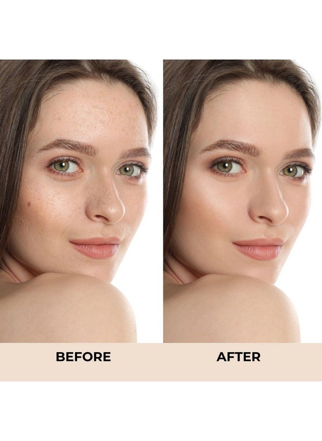 أم. أسام كريم أساس Magic Finish Supercharge Serum Deep Almond (1.01 أونصة سائلة) - مكياج مرطب ومصل لشد الوجه في واحد، كريم Cc مضاد للشيخوخة مع تغطية مثالية وحمض الهيالورونيك  - Image 3