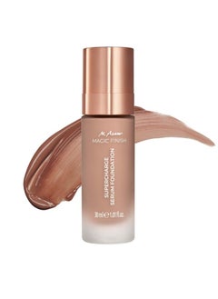 M.Asam Magic Finish Supercharge Serum Foundation Deep Almond (1.01 Fl Oz) - Moisturizing Make Up & Firming Face Serum In One, Anti-Aging Cc Cream With Optimal Coverage & Hyaluronic Acid  - Image 1